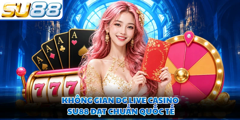 Không gian DG live casino SU88 đạt chuẩn quốc tế