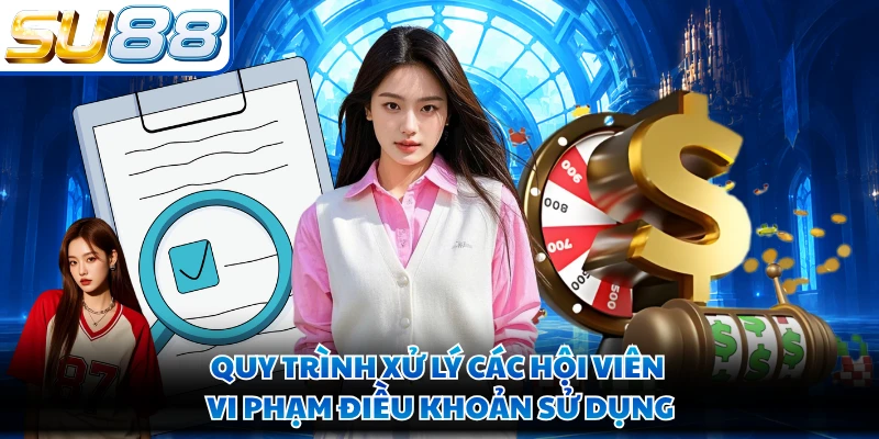 Quy trình xử lý các hội viên vi phạm điều khoản sử dụng